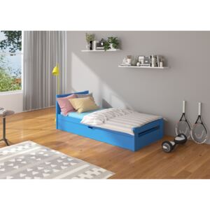 Nízká postel pro děti 80x180 cm Litto Modrá
