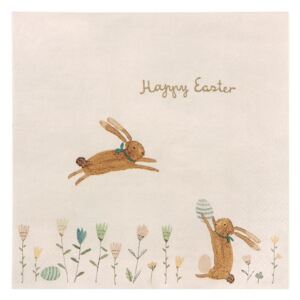 Velikonoční papírové ubrousky Happy Easter 16ks