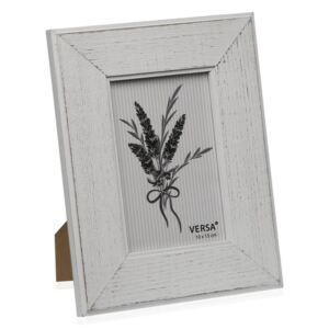 Dřevěný rámeček na fotografii Versa Madera Blanco, 10 x 15 cm