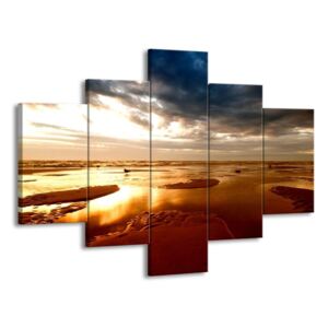 Vícedílný obraz Pláž u moře 100x70 cm