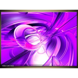 Abstraktní obraz - fialová (F001729F7050)