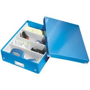 Leitz Organizační krabice Click-N-Store A4 modrá 60580036