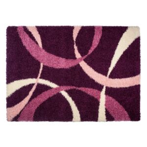 Kusový shaggy koberec RIO 7368A Tmavě fialový Rozměr: 200x290