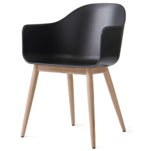 Menu Židle Harbour Chair Wood, black / natural oak