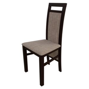Židle JK75, 027-drevo ořech, 027-potah Lawa 02 MIRJAN