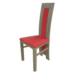 Židle JK60, Barva dřeva: sonoma, Potah: ekokůže Soft 010