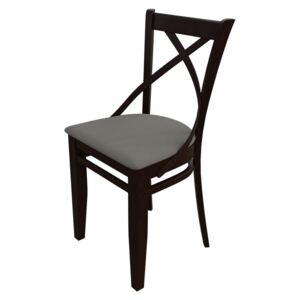 Židle JK66, Barva dřeva: ořech, Potah: ekokůže Soft 029