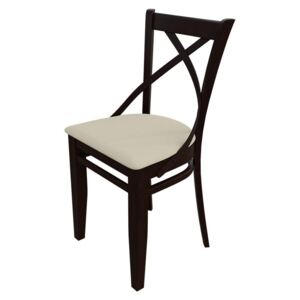 Židle JK66, Barva dřeva: ořech, Potah: ekokůže Soft 018