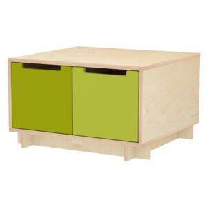 LITTLE DESIGN Herní stolek se 4 zásuvkami Barva: světle zelená/tmavě zelená