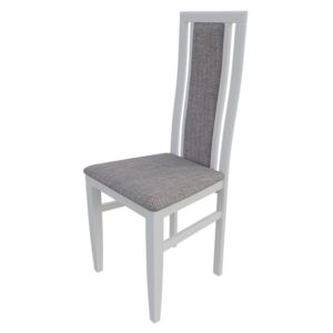 Židle JK1, 027-drevo bílá, 027-potah Lawa 05 MIRJAN