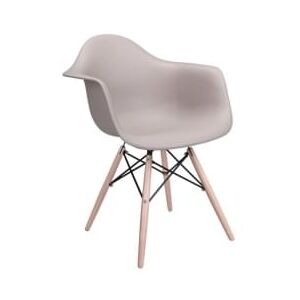 Designová židle DAW, cappuccino (Buk)