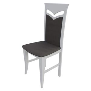 Židle JK24, Barva dřeva: bílá, Potah: Granada 2732