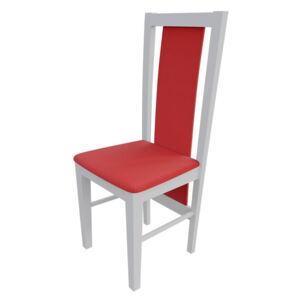 Židle JK19A, Barva dřeva: bílá, Potah: ekokůže Soft 010