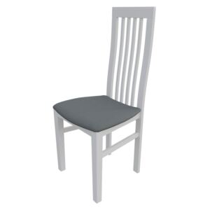 Židle JK5, 027-drevo bílá, 027-potah Granada 2725 MIRJAN