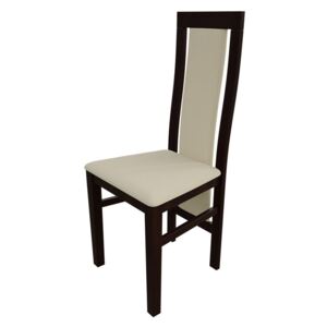 Židle JK4, Barva dřeva: ořech, Potah: ekokůže Soft 018