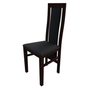 Židle JK4, Barva dřeva: ořech, Potah: ekokůže Soft 011