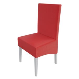 Židle JK44, Barva dřeva: bílá, Potah: ekokůže Soft 010