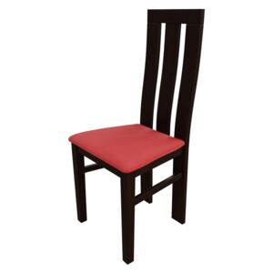 Židle JK74, Barva dřeva: ořech, Potah: ekokůže Soft 010