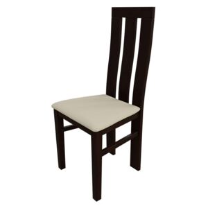 Židle JK74, Barva dřeva: ořech, Potah: ekokůže Soft 018