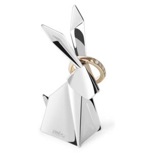 Šperkovnice ve tvaru králíčka Umbra Origami Animal | lesklá stříbrná