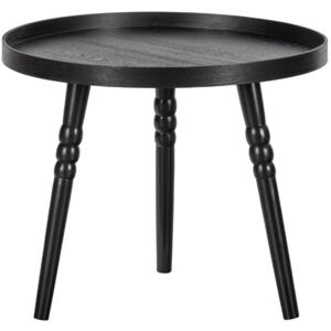 Hoorns Černý dřevěný konferenční stolek Pintie 55 cm