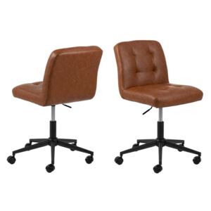 ACTONA Kancelářská židle Cosmo hnědá 77,5 × 46 × 59 cm