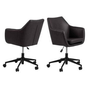 ACTONA Kancelářská židle Nora černá 91 × 58 × 58 cm