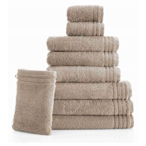 Bavlněné ručníky a osušky GRUND Memory | hnědé Typ: 70x140 cm