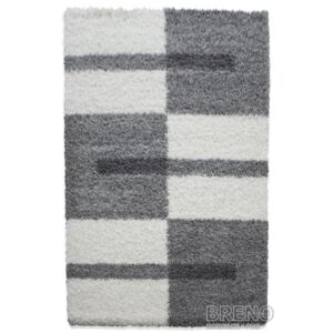 Chlupatý kusový koberec Gala Shaggy 2505 Light Grey | světle šedý Typ: 60x110 cm