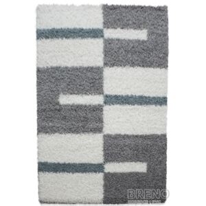 Chlupatý kusový koberec Gala Shaggy 2505 Turkis | tyrkysový Typ: 60x110 cm