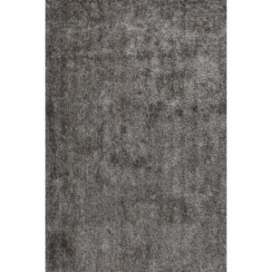 Chlupatý kusový koberec Borneo Shaggy grey/brown hnědo-šedý Typ: 50x80 cm