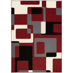 Moderní kusový koberec Hamla 102014 červený Typ: 80x200 cm