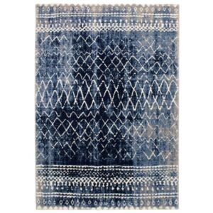 Moderní kusový koberec Loftline K11490-06 modrý Typ: 80x150 cm