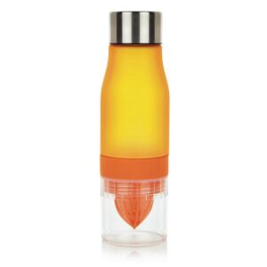 Láhev na vodu a citrusy Loooqs 650 ml | oranžová