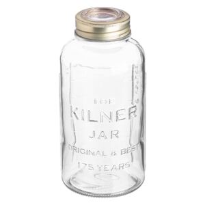Kulatá zavařovací sklenice Kilner Anniversary s dvojitým víčkem 1,5L