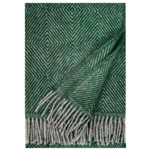 Vlněná deka Maria 130x180, šedo-zelená Lapuan Kankurit