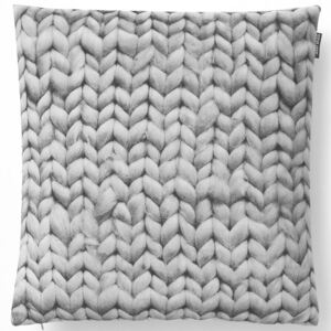 Povlak na dekorační polštářek Snurk Twirre 50x50 cm | šedý