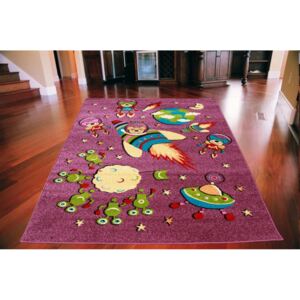 Kusový koberec Vesmír fialový, Velikosti 133x180cm