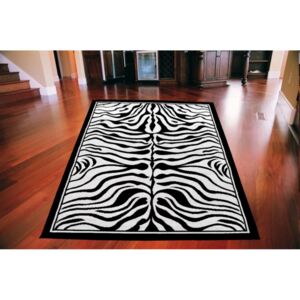 Kusový koberec PP Zebra černobílý, Velikosti 120x170cm