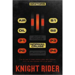 Plakát, Obraz - Knight Rider, (61 x 91.5 cm)