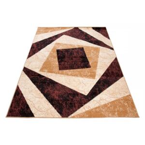 Kusový koberec PP Gil hnědý, Velikosti 80x150cm