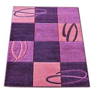 Kusový koberec Mendo fialový, Velikosti 60x100cm