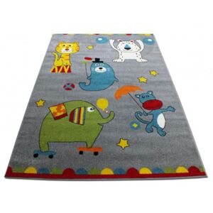 Dětský koberec Cirkus šedý, Velikosti 120x170cm
