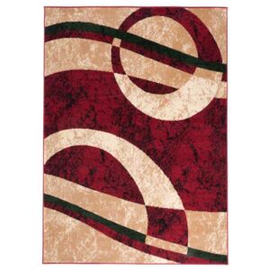 Kusový koberec PP Ray vínový, Velikosti 130x190cm