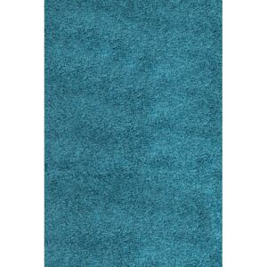 Chlupatý kusový koberec Life Shaggy 1500 tyrkysový Typ: 100x200 cm
