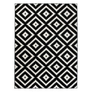 Kusový koberec Remund černý, Velikosti 60x100cm