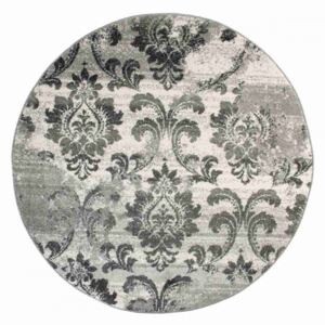 Kusový koberec Rosi světle šedý kruh, Velikosti 130x130cm