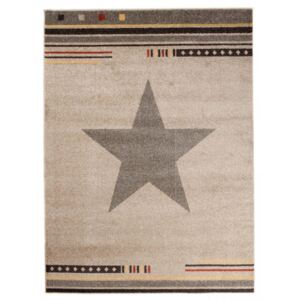 Kusový koberec Hvězda béžový 2, Velikosti 80x150cm