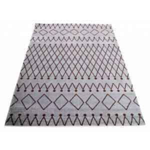 Kusový koberec Kertu šedý, Velikosti 80x150cm