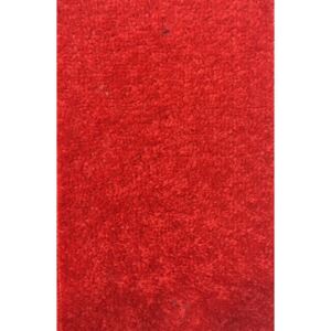Moderní kusový koberec Eton | červený Typ: kulatý 100 cm
